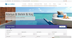 Desktop Screenshot of kiralikvilla24.com